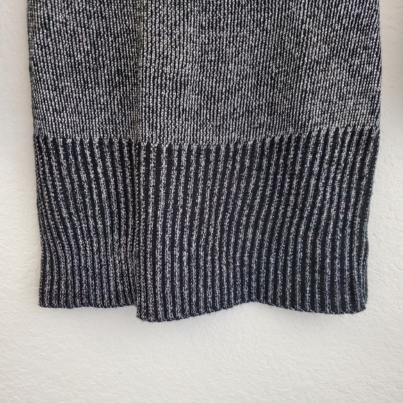 Forever 21 metallic sweater shoulder zip longsleeve mini dress - Picture 5 of 8